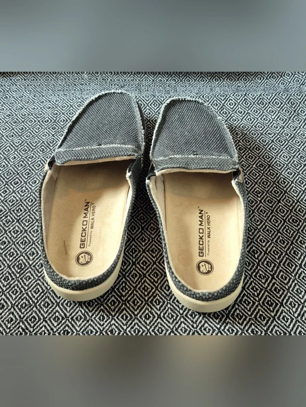 Gecko Man by Walk Hero Men’s Slip-on Arch Support Shoes Size 9 NEVER WORN